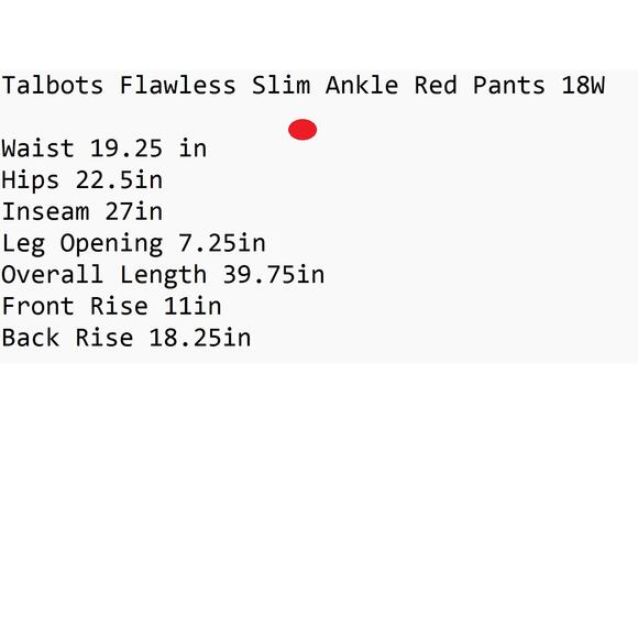 Lot ~ Talbot’s Appleseeds Women's Pants -5 colors/5styles/ ~all in Plus size 18W - Picture 4 of 16